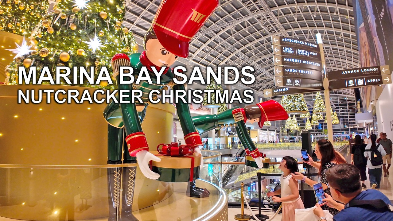 🎄Marina Bay Sands Christmas 2025 | Singapore Christmas 2025 #mbs #marinabaysands