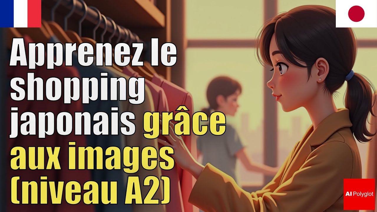 Apprendre le shopping japonais par l'image (niveau A2) | expressions utiles | avec hiragana | appren