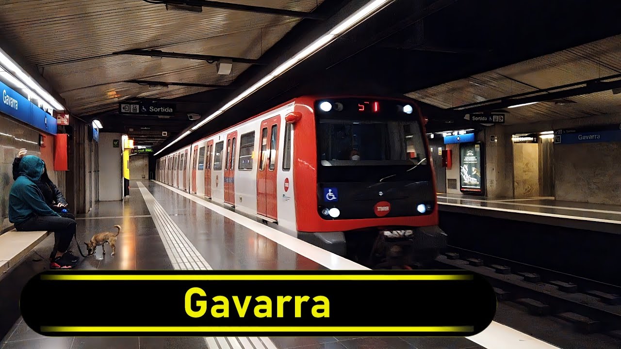 Metro Station Gavarra - Barcelona 🇪🇸 - Walkthrough 🚶
