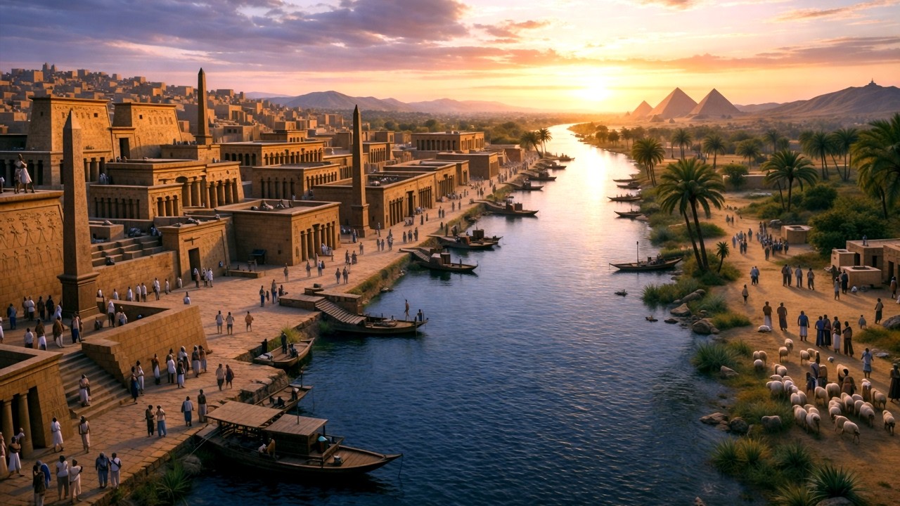 Como Era a Vida no Egito – 3.500 Anos Atrás