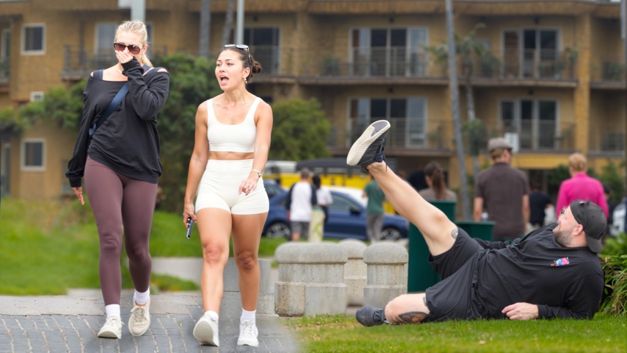 Funny WET FART Prank at the Beach! Welcome to the BBQ!!