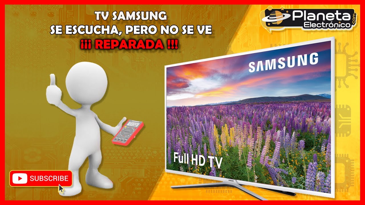 TV SAMSUNG se escucha pero no se ve, ¡¡¡ REPARADA !!!