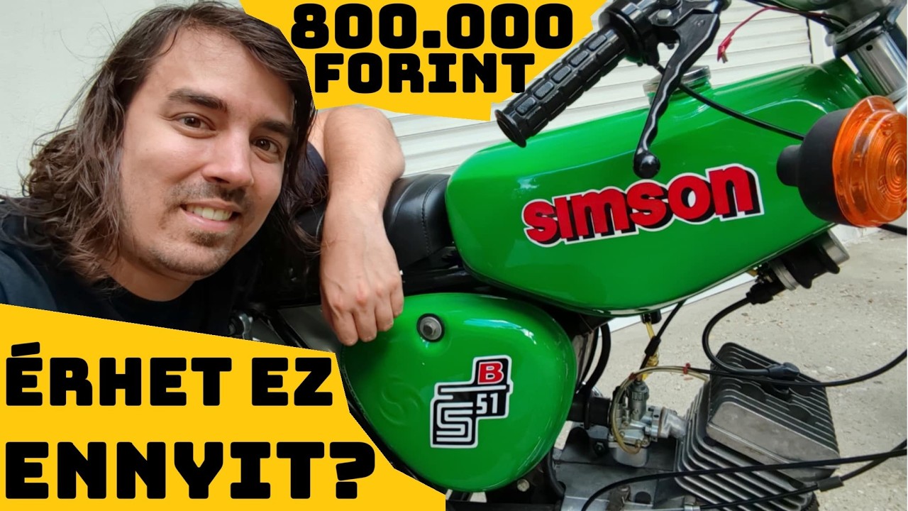 IGAZI SIMSON a kínai ellen: érhet 800 ezret a 40+ éves motor?