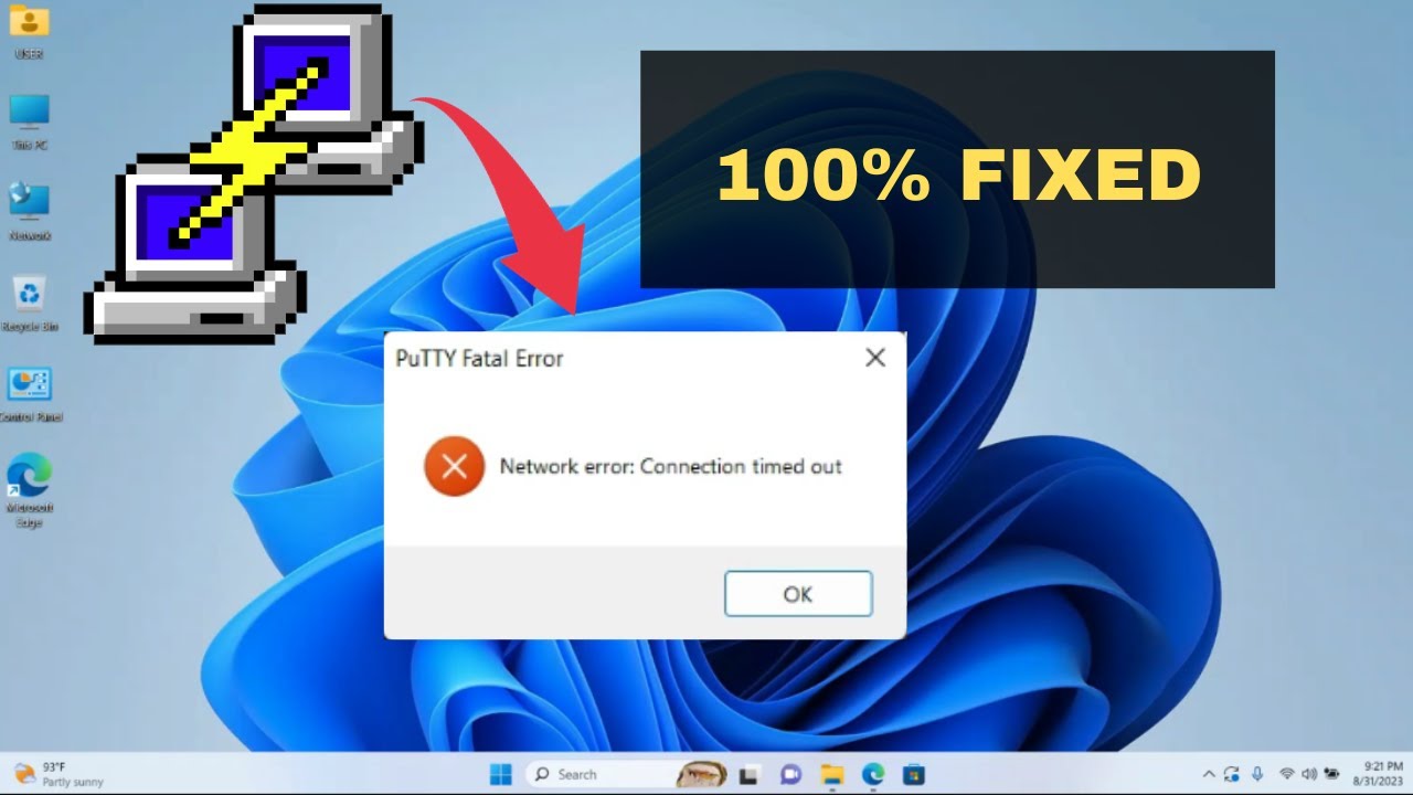 Как исправить сетевую ошибку PUTTY: истекло время ожидания соединения