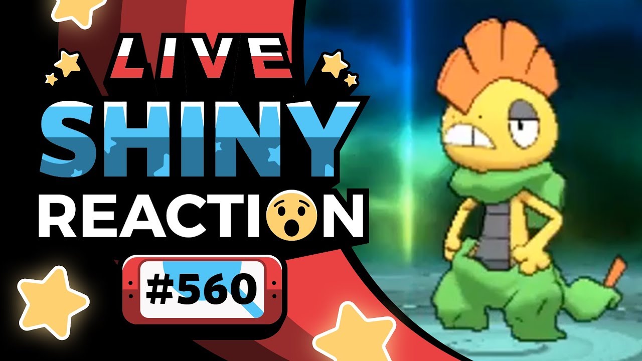 SHINY SCRAFTY Live Reaction | ORAS | Shiny Living Dex #560