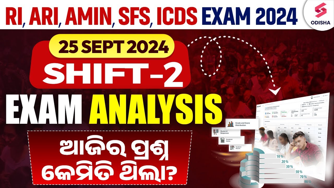 OSSSC RI Exam Analysis Today | RI Amin 25 Sept,  Shift 2 Analysis | RI ARI Amin Question Paper 2024