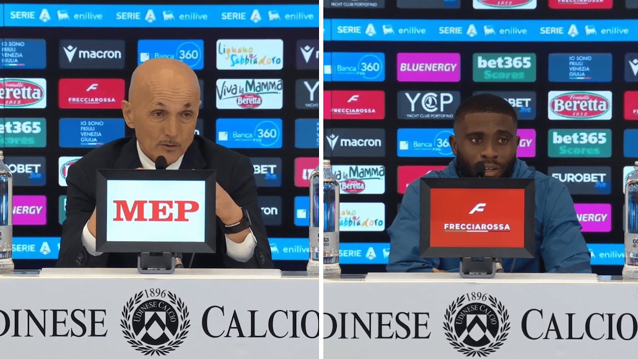 UDINESE-JUVE 0-1, SPALLETTI: “Così torneremo sull'aereo per le gare più belle”. Conferenza stampa