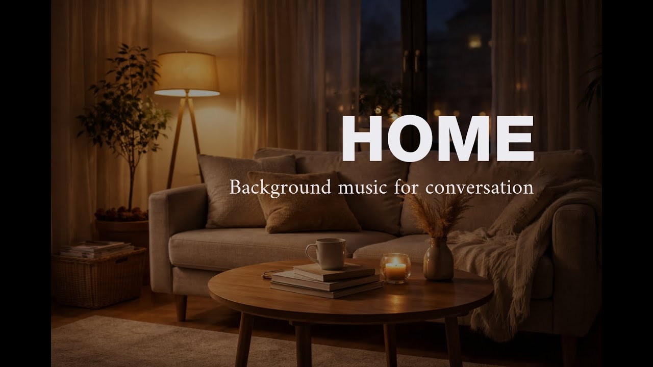 Música suave para conversaciones en casa | Background music for conversation