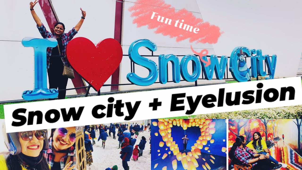 All about SNOW CITY ☃️ + EYELUSION👀 Bangalore | #inkannada #kannada #weekendinmylife #weekendvlog