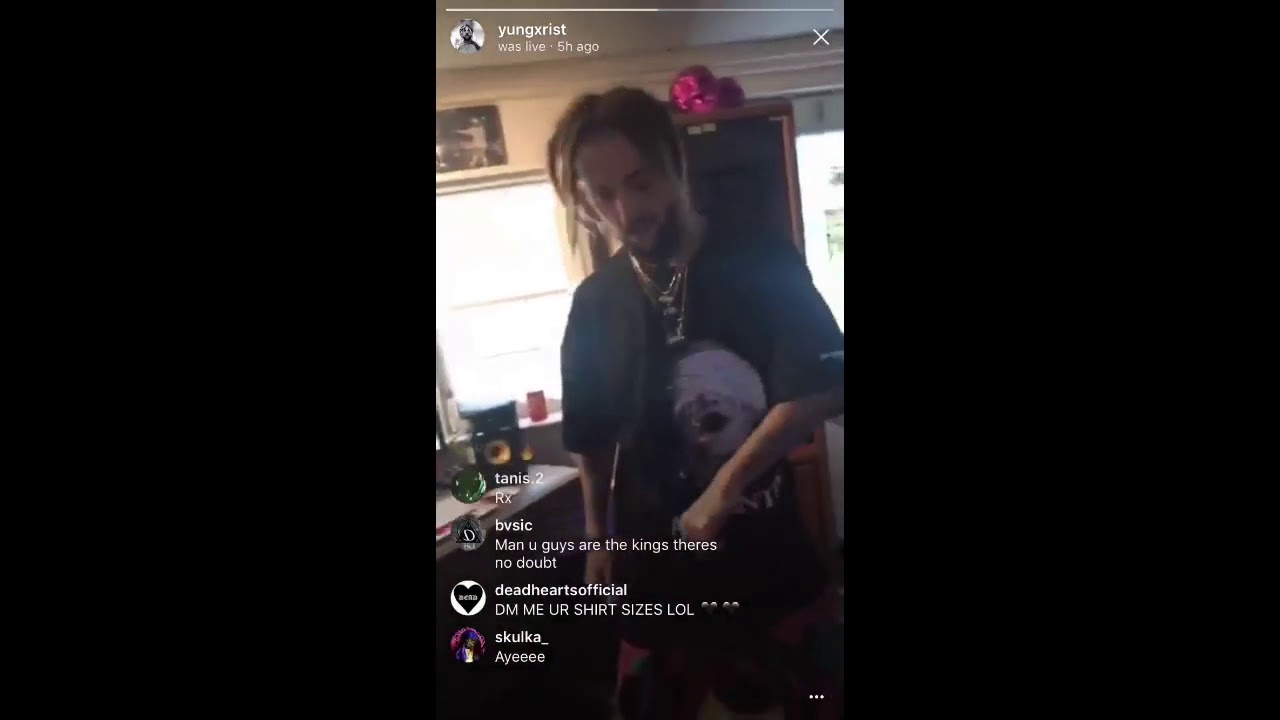 $UICIDEBOY$   UNRELEASED SNIPPET IN THE STUDIO Instagram Live