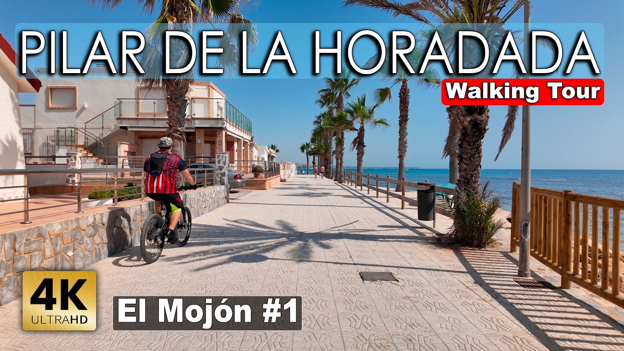 Pilar De La Horadada - El Mojón, Part 1 - Costa Blanca | Spain - Walking tour 2025 [4k 60fps]