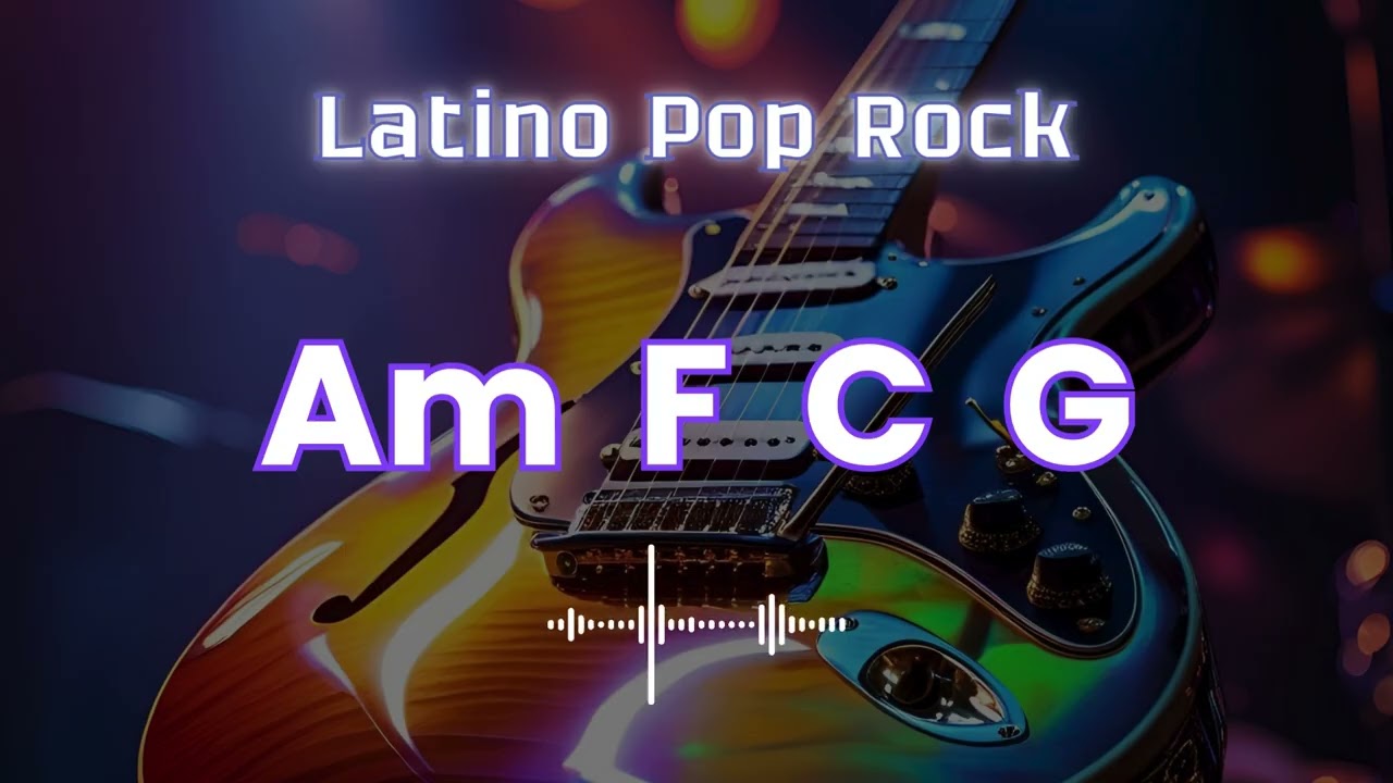 Latino Pop Rock Backing Track in Am // bpm 98