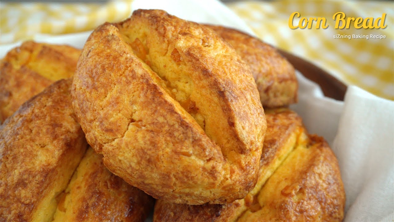 Кукурузный хлеб со сладкой кукурузой 🌽 рецепт ｜ siZning