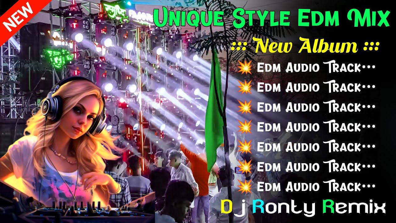 2025 Unique Style Edm Mix ✨ Dj Ronty Remix New Hindi Edm Song ✨ Dj Bm Remix ✨ Dj Susavan Remix
