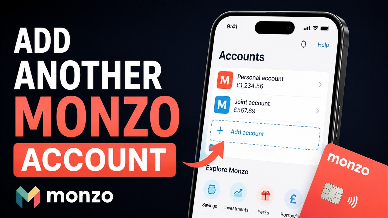 How to Add Another Monzo Account | Open a Second Monzo | How to Add Multiple Accounts on Monzo App