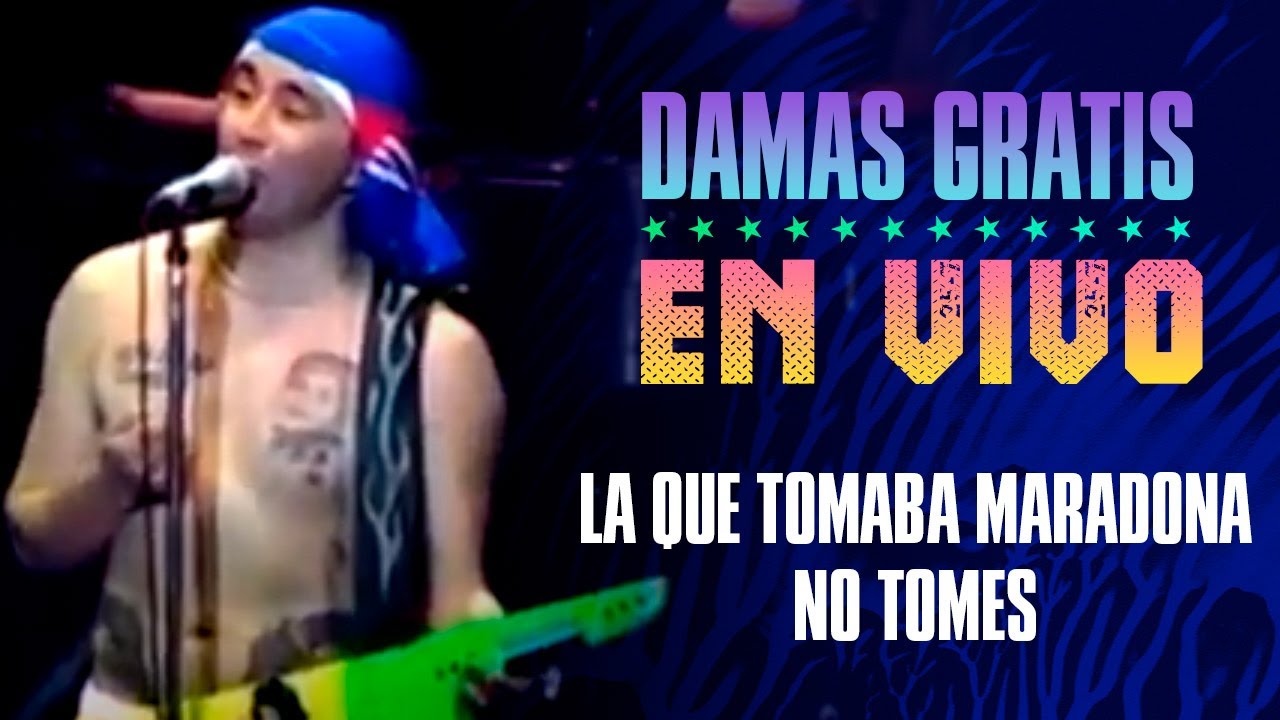 La que tomaba Maradona No tomes | Damas Gratis | En vivo en el Luna Park