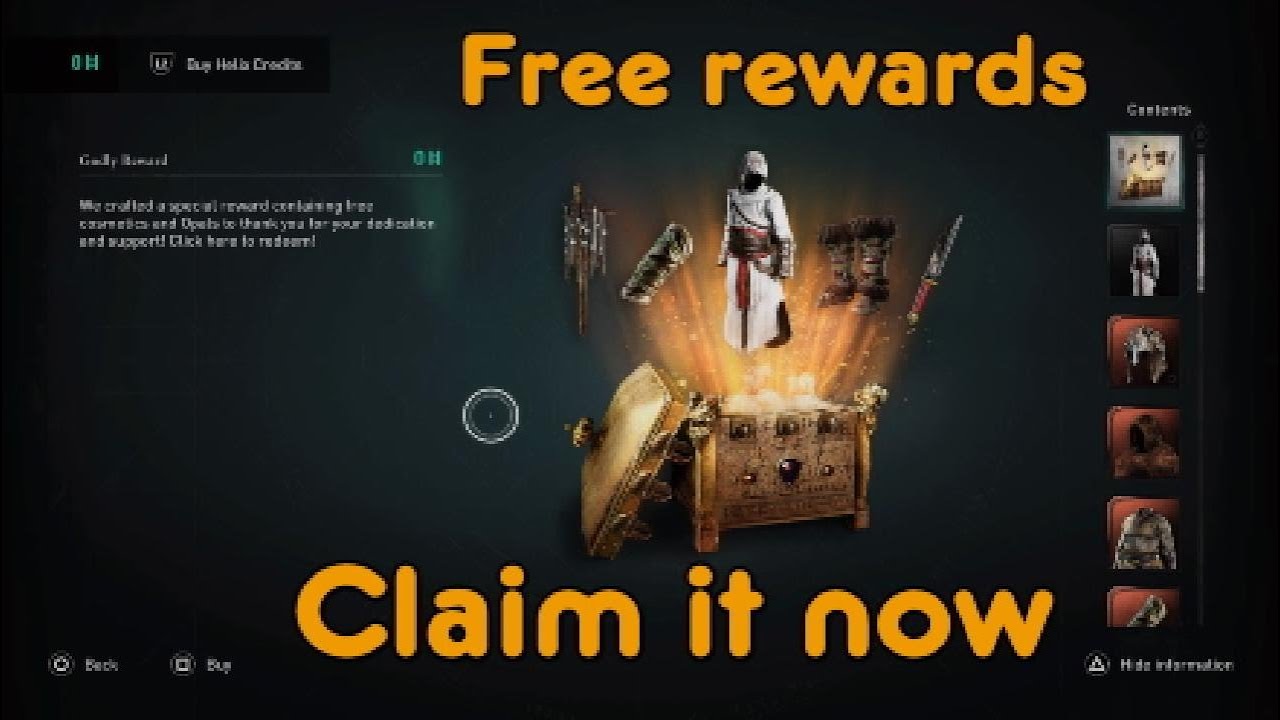Free rewards from Ubisoft - Assassins Creed Valhalla