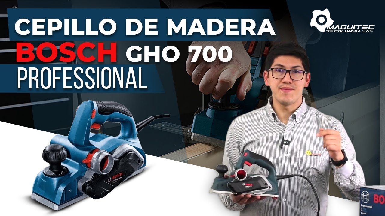 Cepillo de madera Bosch Professional GHO 700 - Maquitec