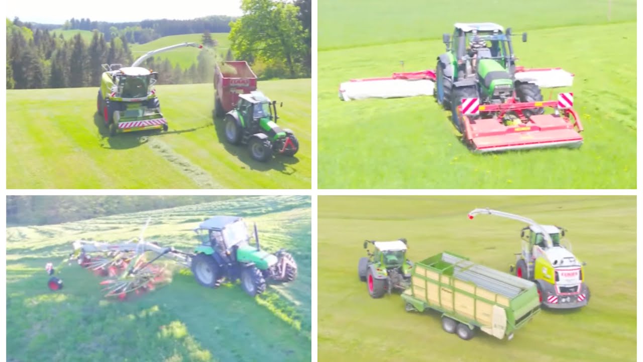 1.schnitt 2020 H&auml;ckseln im Herzen Bayerns mit Class Jaguar 970,Fendt vario 313/514,Deutz und Hanomag