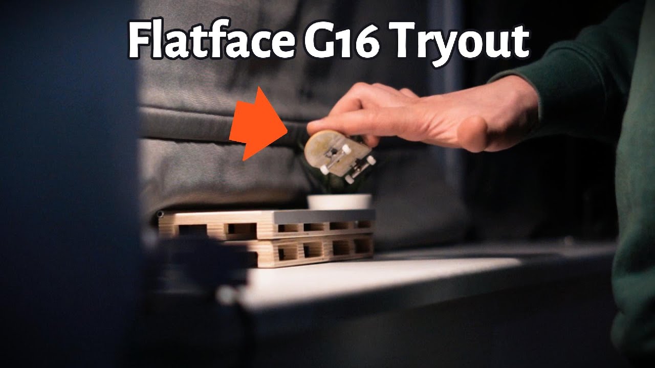 Flatface G16 I blackriver double grind pallet