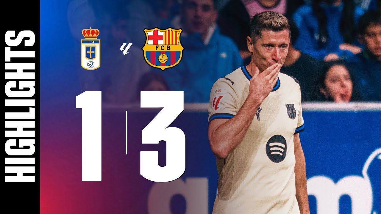 REAL OVIEDO 1 vs 3 FC BARCELONA | LALIGA 2025/26 MD06 🔵🔴