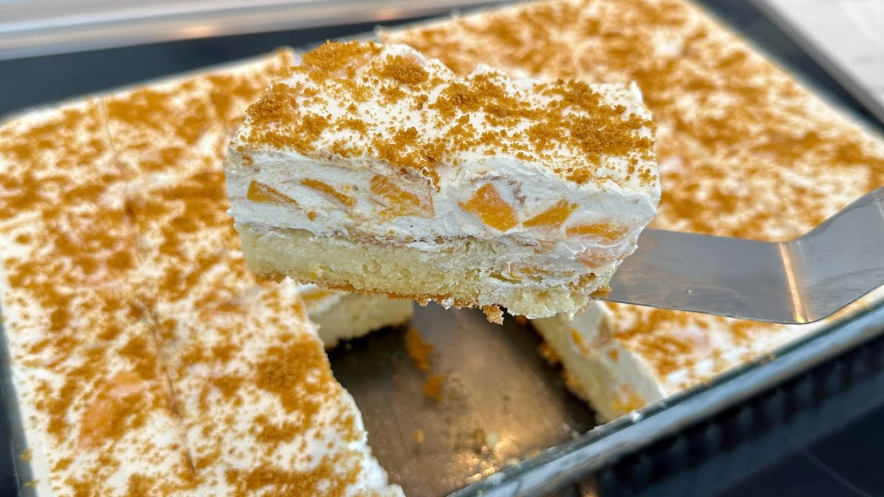 ЗНАМЕНИТЫЙ десерт 🤩, который сводит мир с ума 🍑🍑🍑