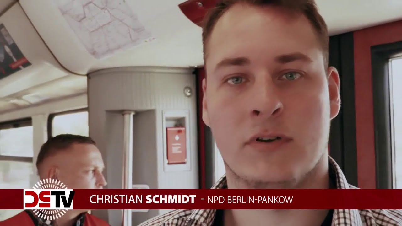 NPD-Schutzzone.Eine faschistische B&uuml;rgerwehr.S-Bahn Berlin