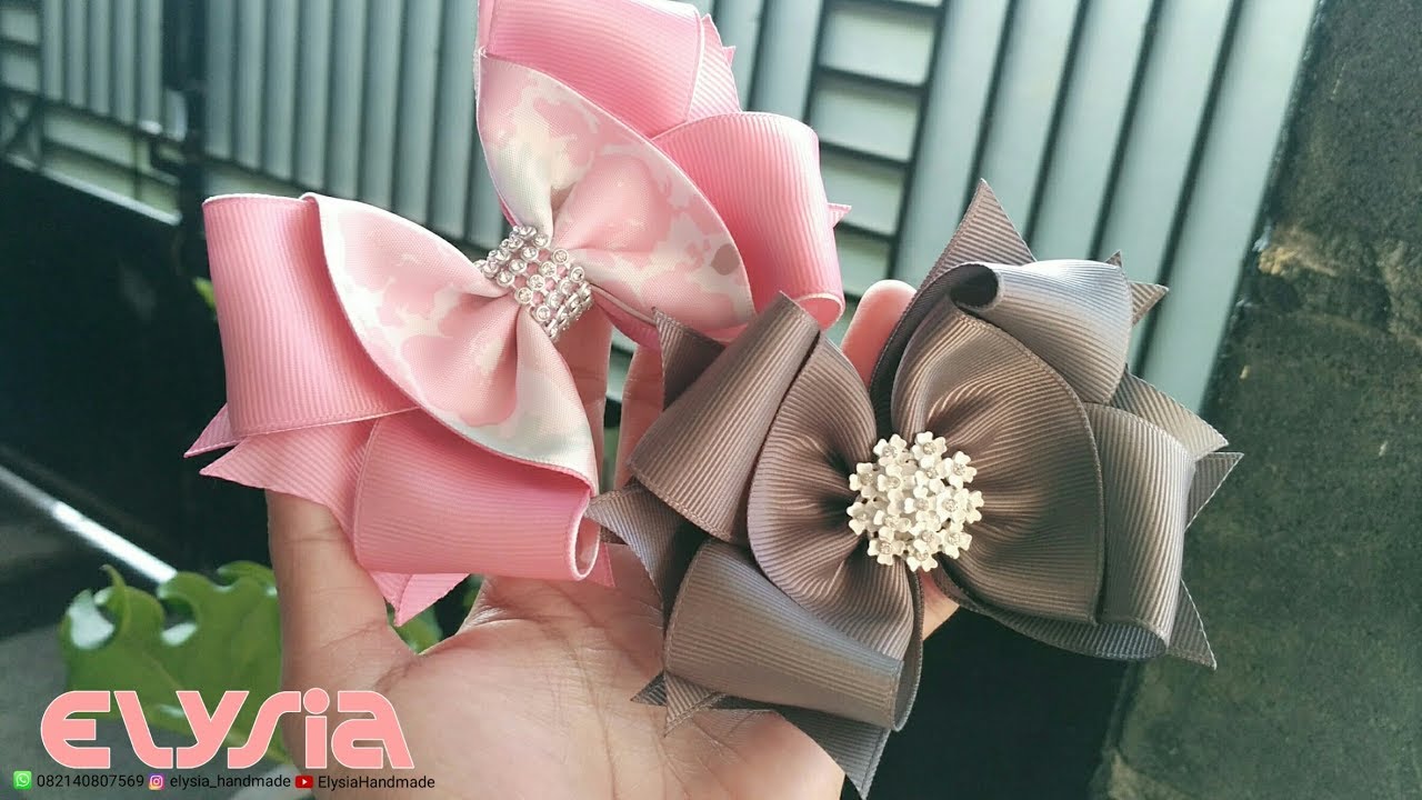 New Laço Boutique 🎀 Ribbon Bow 🎀 DIY by Elysia Handmade