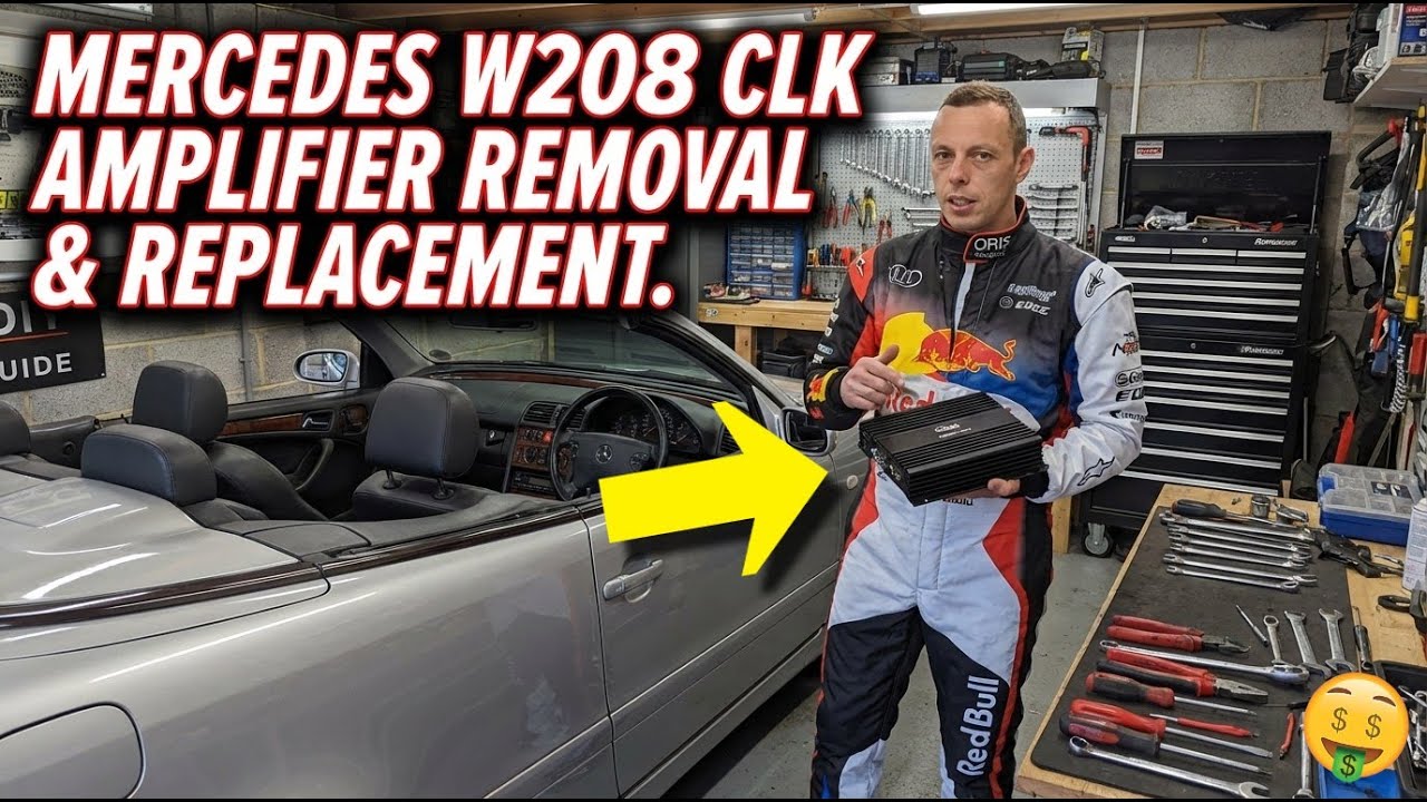 Как снять и заменить усилитель звука в Mercedes W208 CLK | CLK320 CLK430 CLK200 CLK230 CLK55