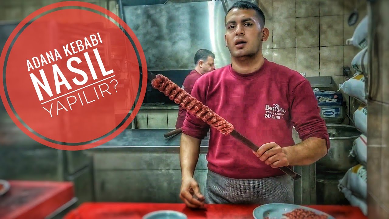 ADANA KEBAP NASIL YAPILIR / ZIRH KIYMASI / ADANA SOKAK LEZZETLERİ