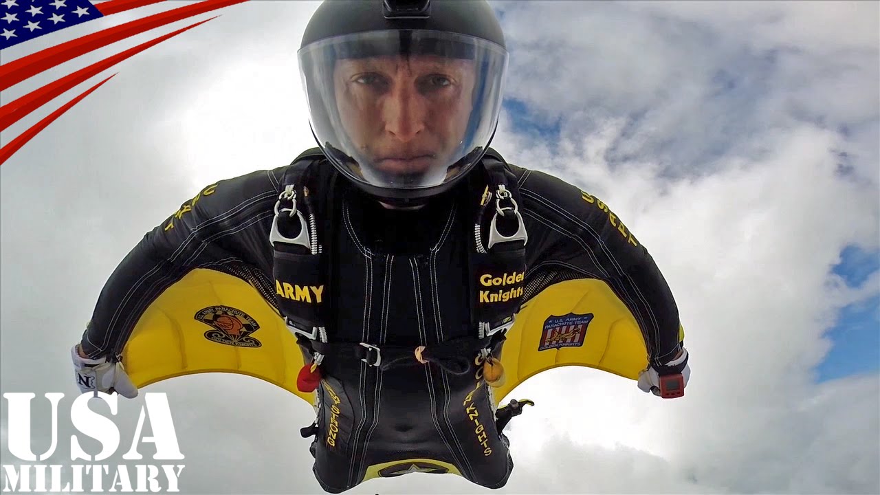 米陸軍パラシュートチーム・ゴールデンナイツの凄いスカイダイビング - U.S. Army Parachute Team Golden Knights Amazing Skydiving