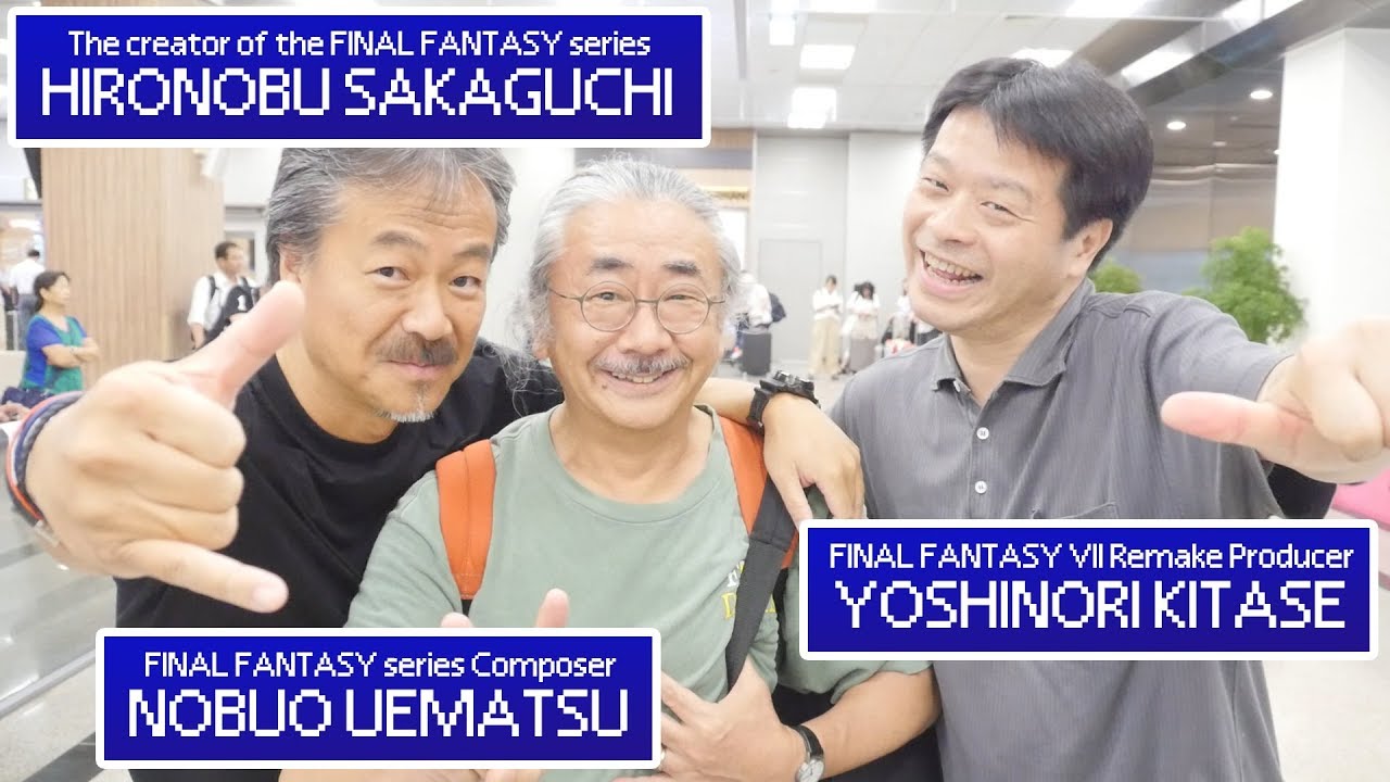3 legends of FINAL FANTASY at Taiwan Airport