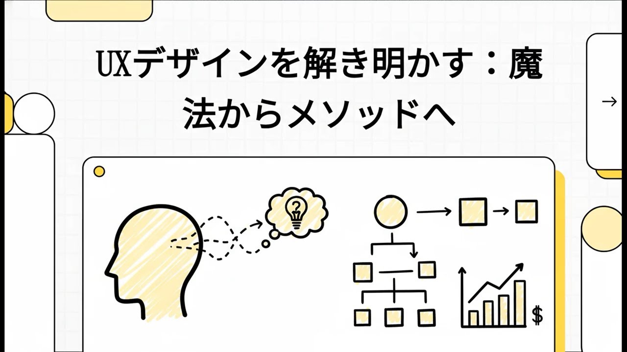 UXデザインを解き明かす：魔法からメソッドへ