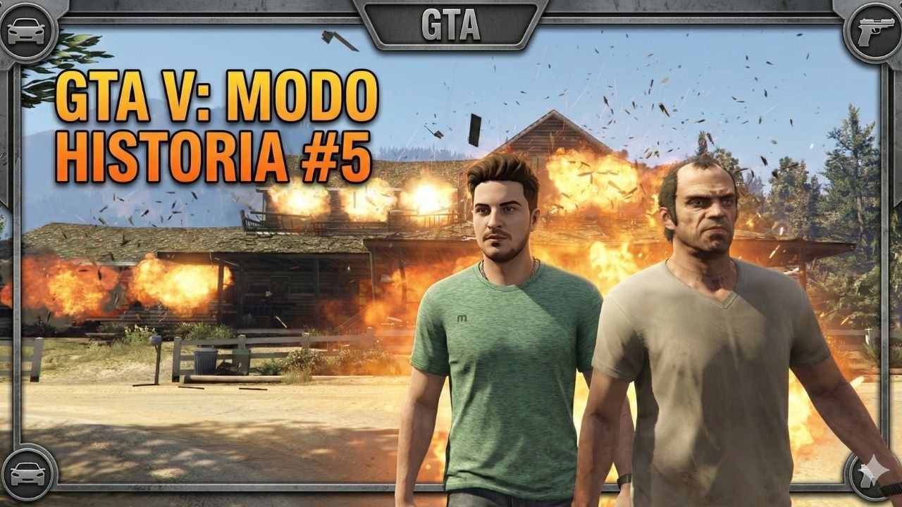 GTA V ENHANCED. HISTORIA COMPLETA FPV (PRIMERA PERSONA) PARTE 5.