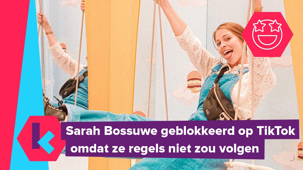 TikTok blokkeert Sarah Bossuwe door een vuurstunt
