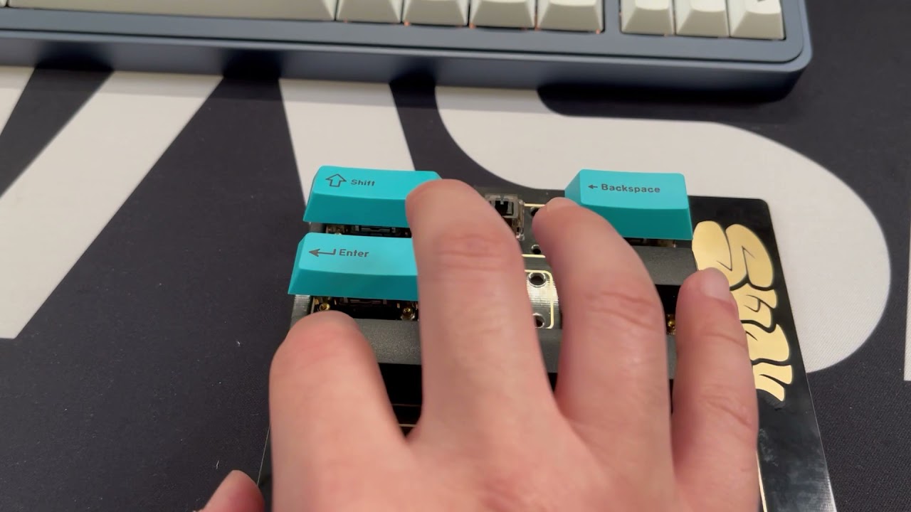 Testing Gat Ink Stabs on a SwagKeys test board