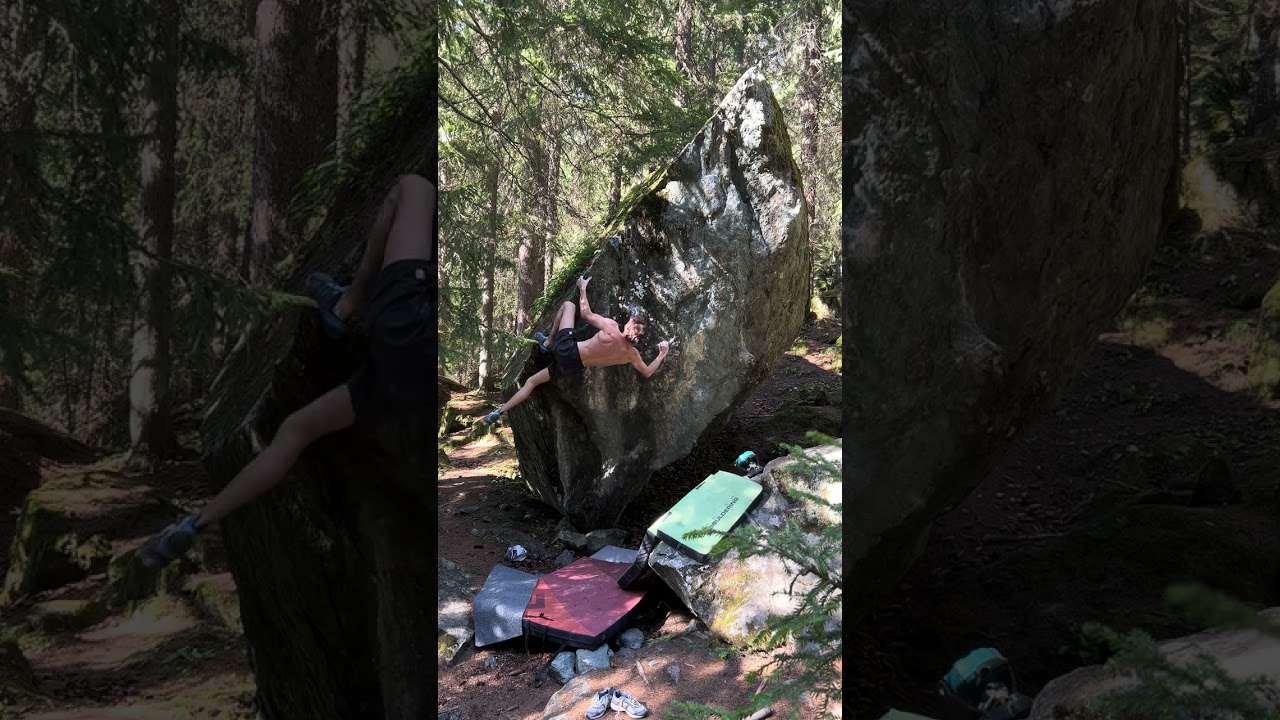Chute fatale, 8a. Fionnay
