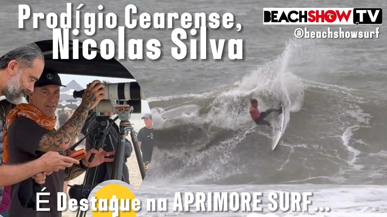 Dora e Aprimore Surf aplaudem Nicolas Silva, Revelação vence Etapa Profissional com 14 anos de idade