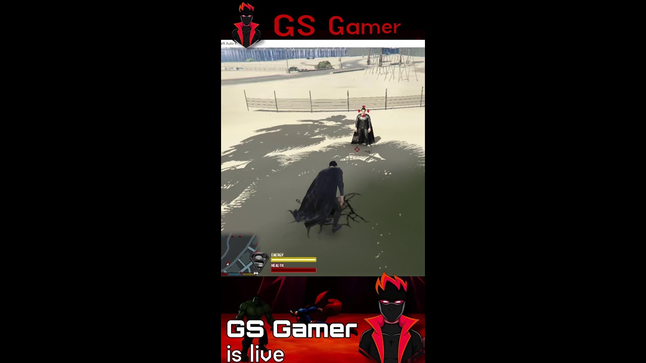 GS Gamer Ilive! gta5 Hulk vs Superman