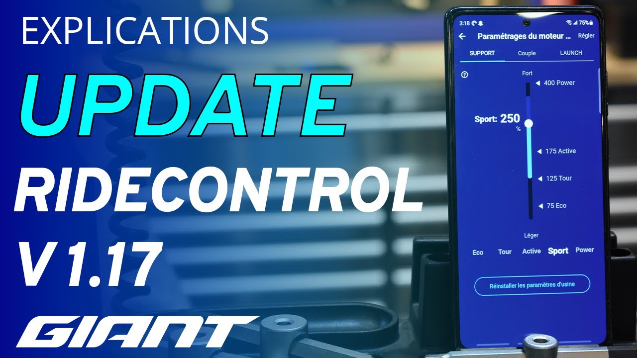 EXPLICATIONS - Application RideControl UPDATE