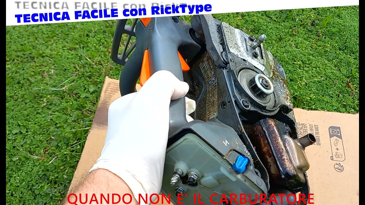 Riparazione motosega: Non è il carburatore e spesso capita