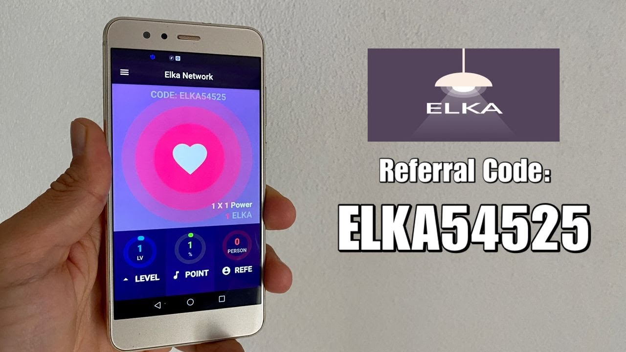 Elka Network, Referral Code & Installation