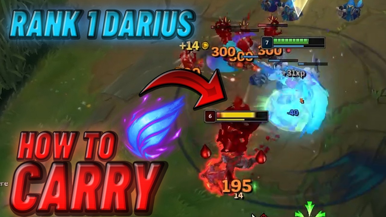 Phase rush Darius solo wins games in Challenger Rank 1 EUW