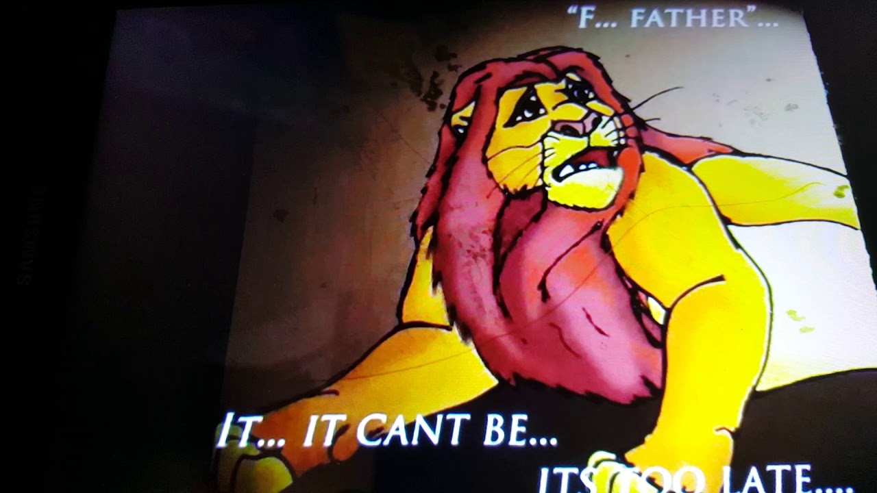 Mufasa's death