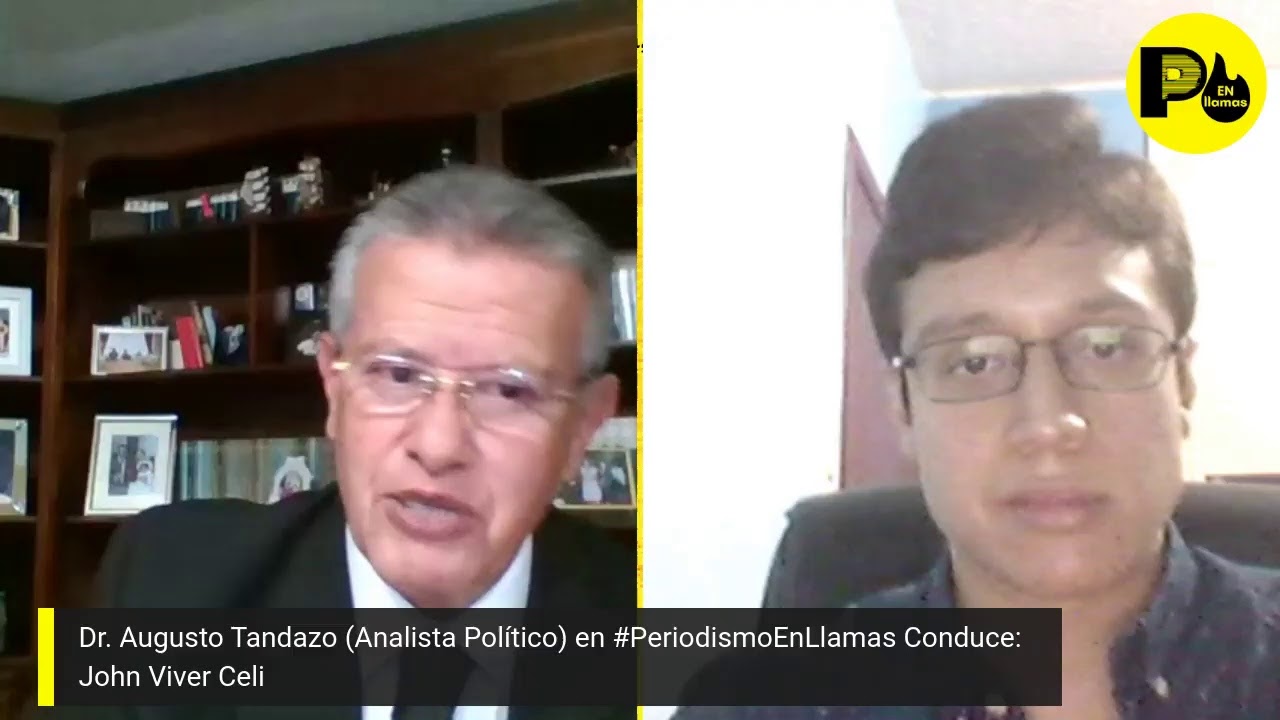 Dr. Augusto Tandazo Borrero (Analista Pol&iacute;tico) en #PeriodismoEnLlamas Conduce: Jhon Viver Celi