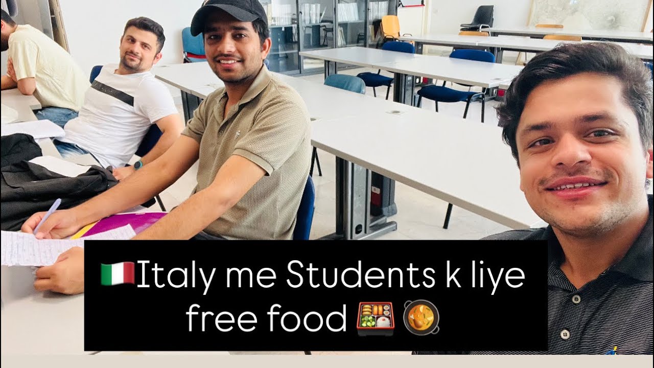 Free Meal for international students in Italy 🇮🇹 