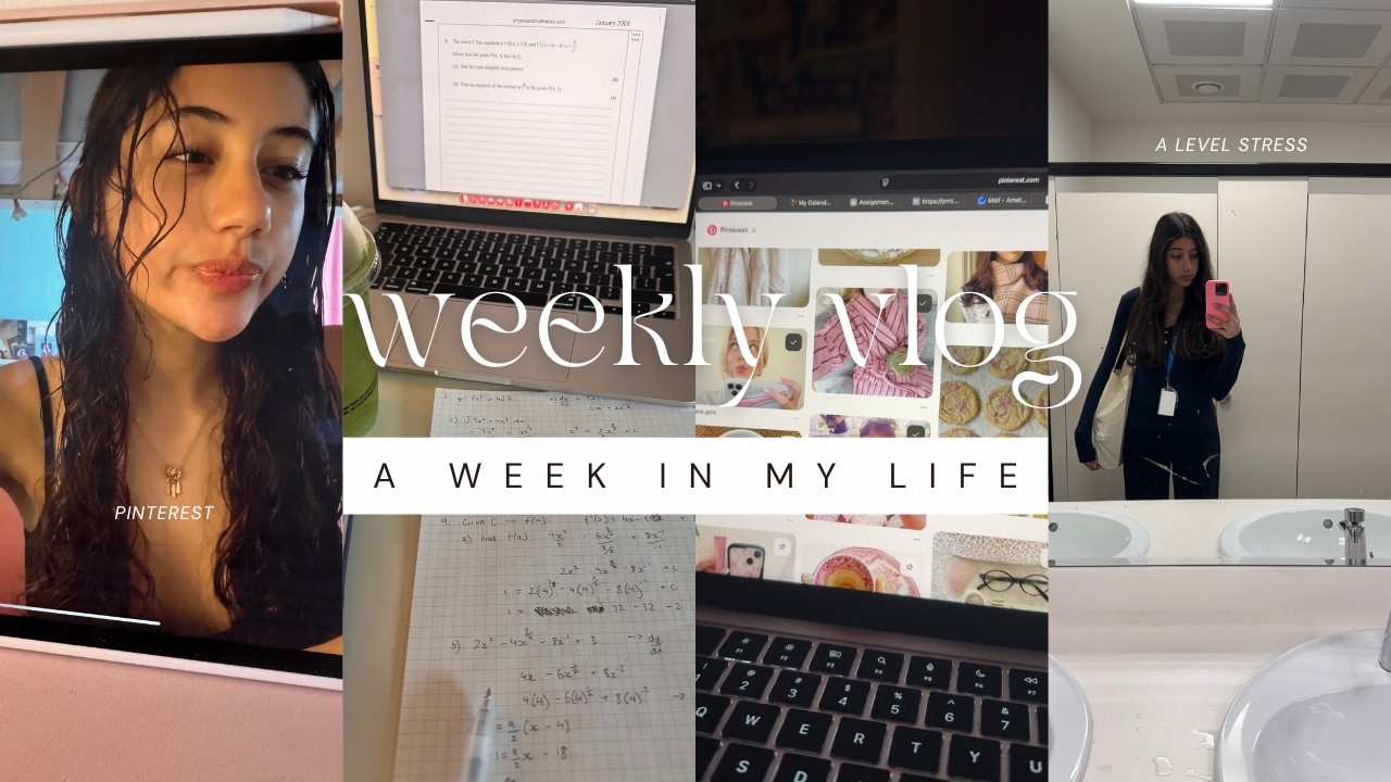 a level study vlog! 