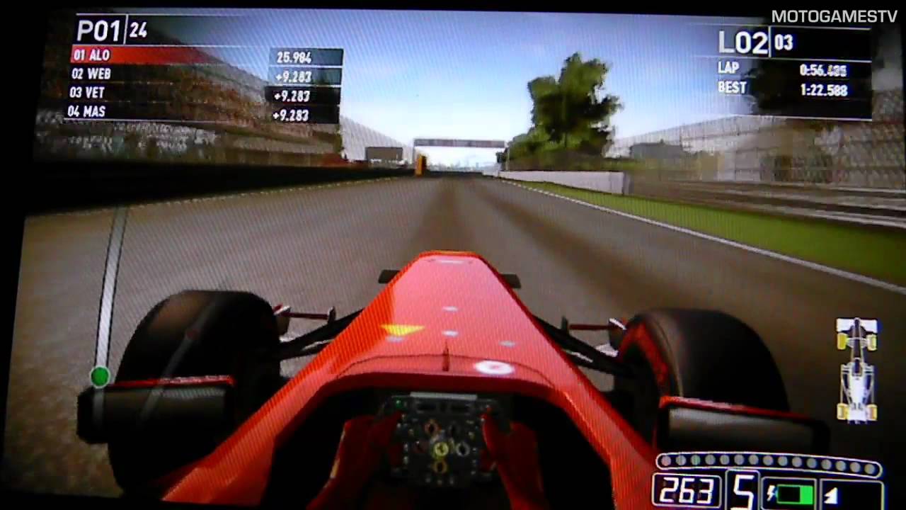 F1 2011 (PS Vita) - Montreal Gameplay