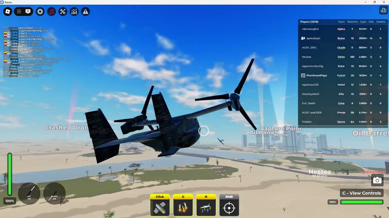 Doing 1 kill with every vehicle in War Tycoon (Final part Planes)