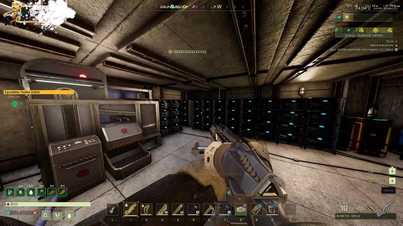 icarus da yeni görevler ve ekzotik kasmaya devam ediyoruz